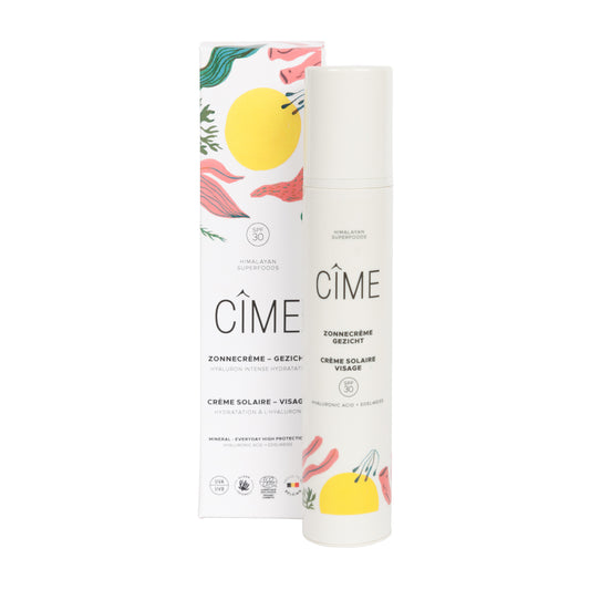 Cîme zonnecrème gelaat